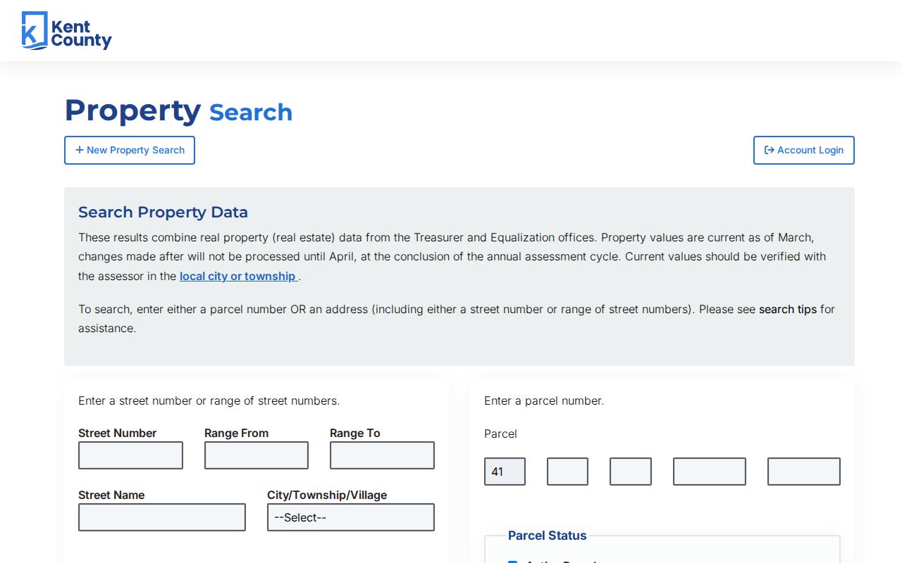 Grand Rapids residents directory Kent County property search